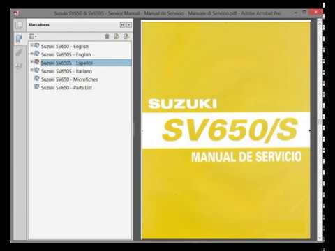 2017 sv650 service manual